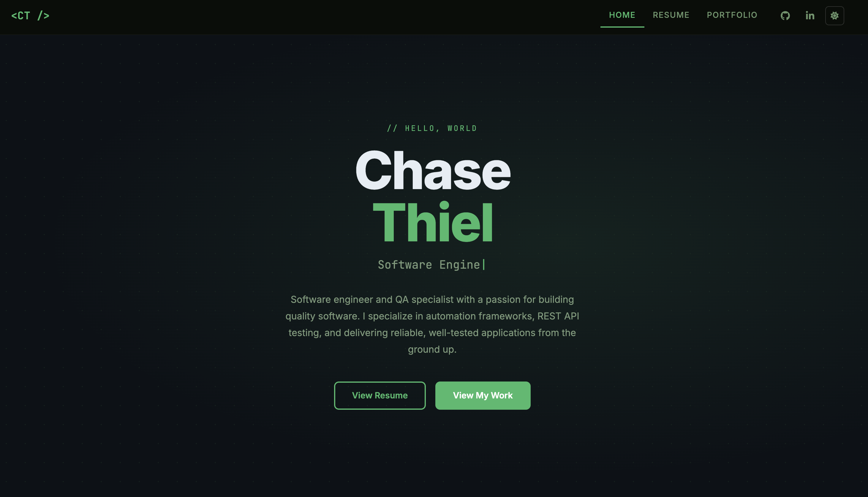 thielsoftware.com screenshot
